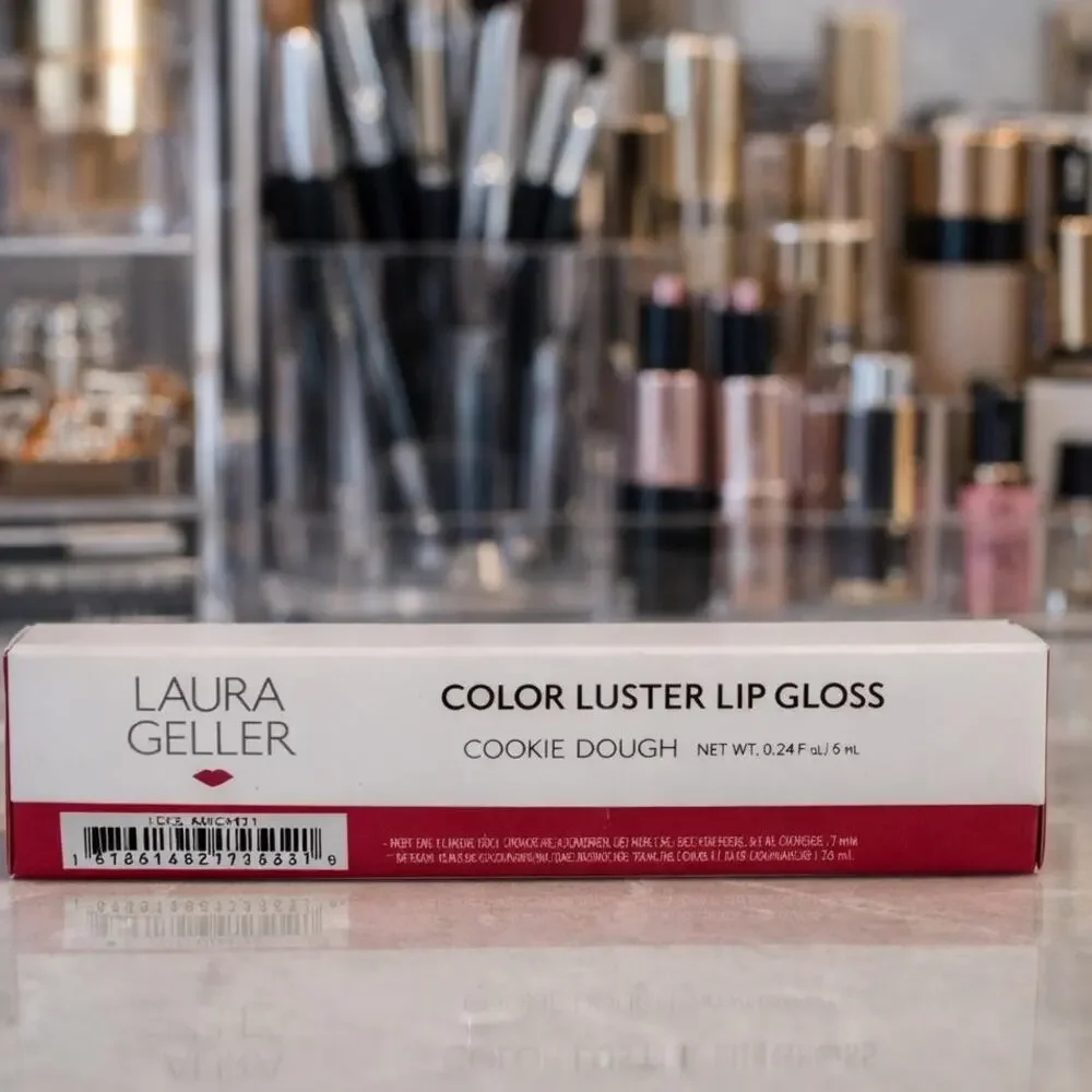 Laura Geller .2 fl oz Color Luster lip gloss cookie dough new in box